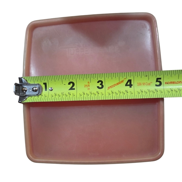 Vintage Tupperware Set of 3 Red and Green Quality Food Storage Containers - Picture 11 of 12